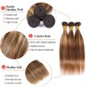 Dokksiiia Blonde Bundles P427 Highlight Piano Color Straight Human Hair