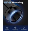 GAsupply 1/2x20 Black Lug Nuts 20pcs - 1/2-20 Long Closed