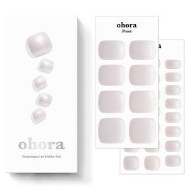 Oh Hora Gel Strip Pedi, 1 Piece, P Glow Beam / 오호라 젤스트립 페디, 1개, P 글로우 빔