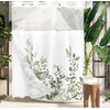Tititex No Hooks Snap in Liner Olive Green Eucalyptus Leaves