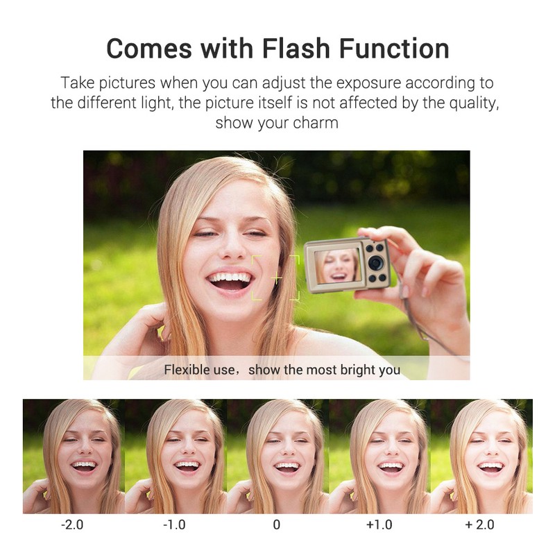 2.4in Digital Camera 1080P Video 16MP Photos 16X Digital Zoom