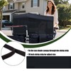 4 Side Breathable Wagon Stroller Sunshade Net Canopy, Adjustable Wagon