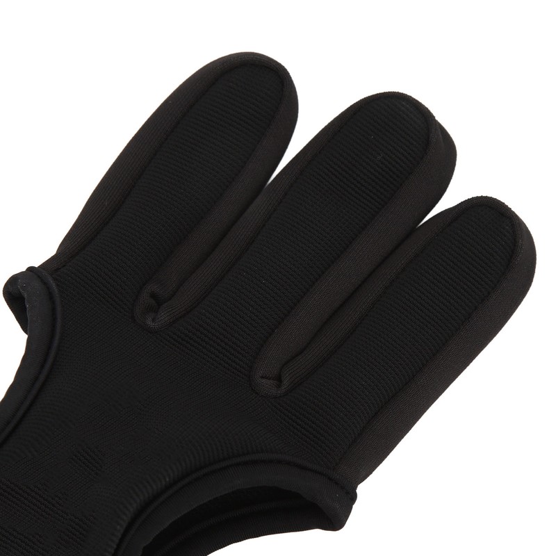 Bow Arrow Finger Guard Competition Archery 3 Fingers Glove Adjustable