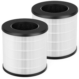 SAKEGDY AC201B / PU-P05 Filter Replacement, Compatible with FULMINARE PU-P05 Air Cleaner Purifier and Purivortex AC201B Air Cleaner Purifier, 3-IN-1 H13 True HEPA Filter, 2 Pack
