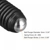 sourcing map Ball Point Set Screws, 5pcs M10 x 12mm