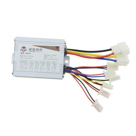 WOOSTAR Motorcycle Speed Controller 24V 500W Replacement for Electrical Scooter E Bike Bicycle Tricycle Brush