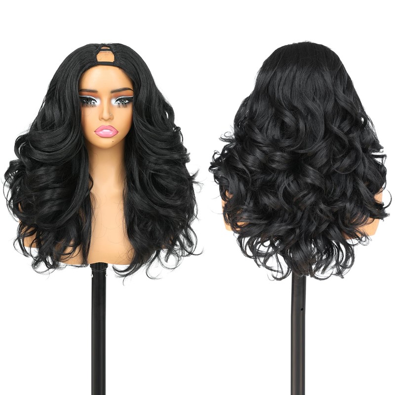 Yaki Detroit Layered V Part Wig Synthetic Half Wig For