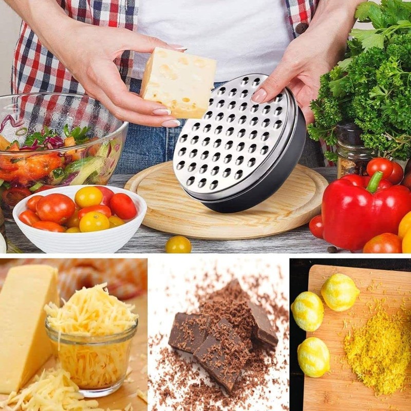 JAGKUL Cheese Grater Kitchen Equipment - Stainless Steel Vegetable Chopper