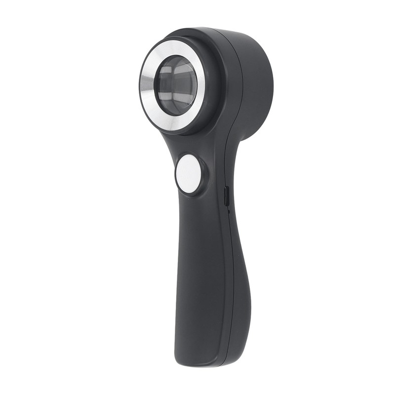 Magnifying Glass Handheld 60X Illuminated Magnifier USB Rechargeable LED Magnifying