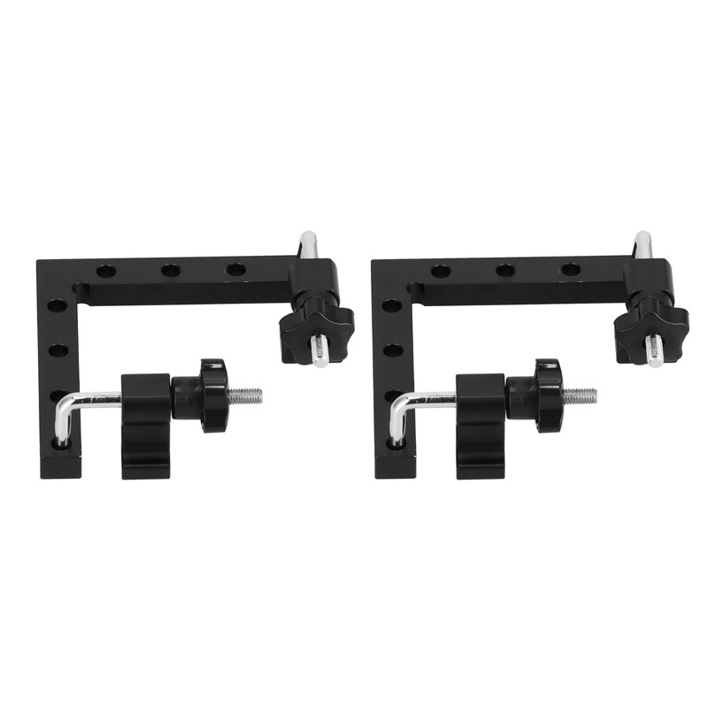 2pcs 90 Degree Positioning Squares L Shape Black Splicing Fixed