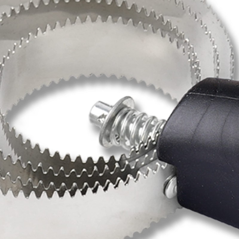 WALDHAUSEN Spring Curry Comb with Gel Grip Black