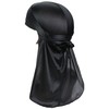 Miracroute Du Rug, Glossy Fabric, Durag Hip-Pop, Dance, Du-Rag, Red,