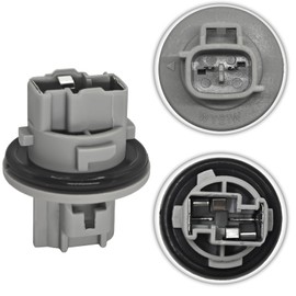 90075-60028 Turn Signal Light Wiring Harness Socket Holder Set (Pack of 2) - Compatible with Toyota Corolla 17-19 Tacoma 16-23 4Runner 03-05