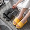 Soft PVC Acupressure Indoor Slippers for Office and Home Acupressure Slippers Yellow (240)