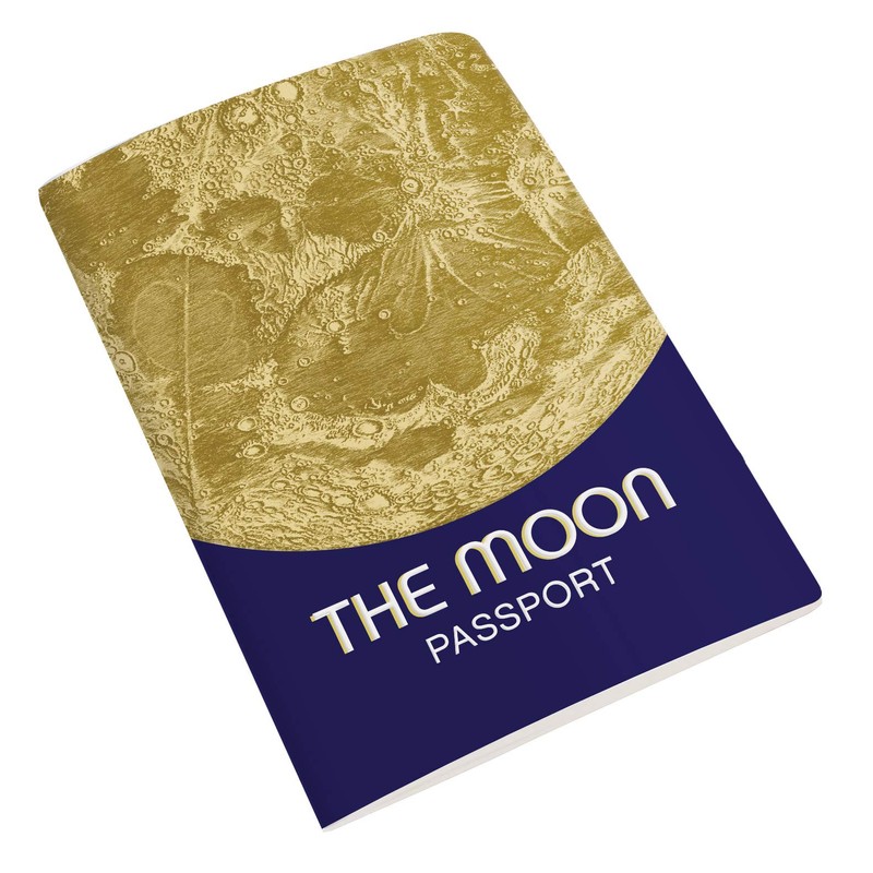 Passport to the Moon Mini Notebook