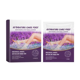 5PCS Lavender Foot Masks, Hydrating Foot Mak for Women