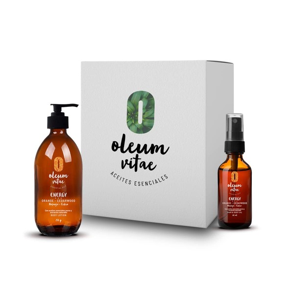 Kit Dúo Hidratación Profunda Naranja-Cedro. Crema Corporal y Hair &