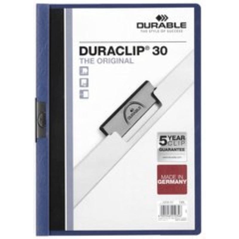 DURACLIP 30 A4 Clip Folder | Holds Up-to 30 Sheets