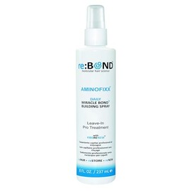 reBOND Hair AminoFixx Leave In Miracle Bond³ Building Spray 8 oz. Repairs, Strengthens & Maintains Hair Bonds - Eliminates Frizz & Reduce Breakage - Color Treated, Dry & Damaged Hair