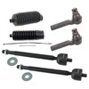 TRQ Front Steering Kit Steering Rack & Pinion Bellow Tie