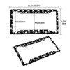 Skull License Plate Frame 2 Pack Accessories Cars Decor 12.3