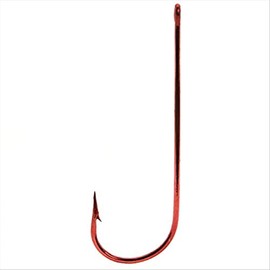 Mustad Aberdeen Hook Ringed - Red 6