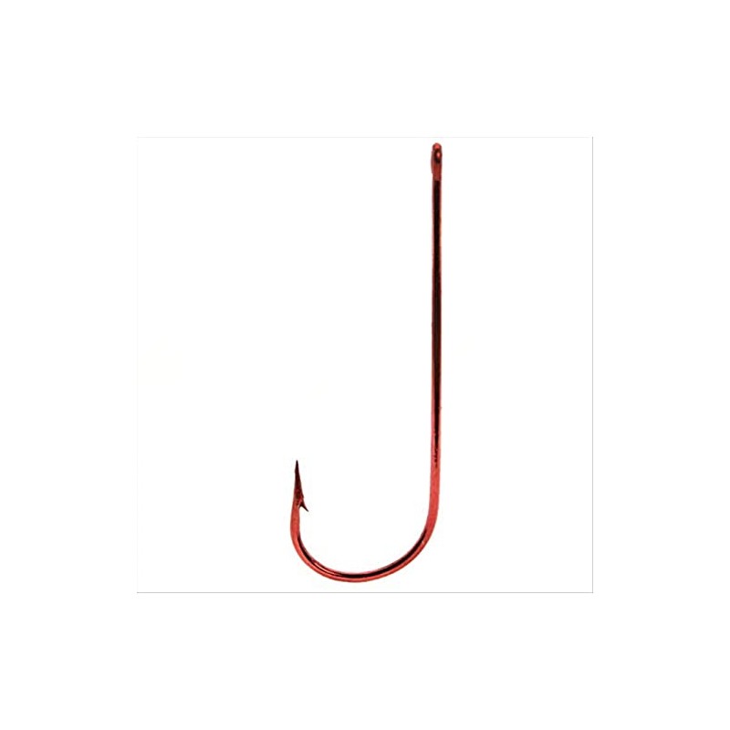 Mustad Aberdeen Hook Ringed - Red 6