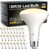 TJOY 24 Pack BR30 Led Bulb 65W Equivalent, Dimmable Flood