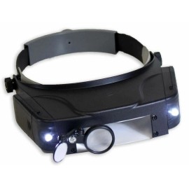 Undisclosed LED Illuminated Head Magnifier, 4 Lenses (Pack of: 1) - MG-18329