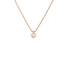 Ted Baker Sininaa Crystal Pendant Necklace For Women (Gold/Crystal)