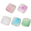 1 Pack Nail Square Palette Crystal Resin Agate Phnom Penh