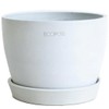 Ecopots Stockholm Ecopots AND PLANTS And Plants (White Gray, Pot,
