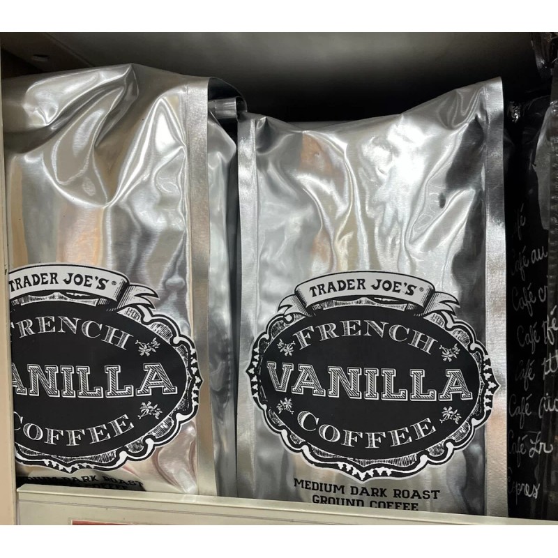 Trader Joe's 2 Packs Trader Joe's French Vanilla Ground Coffee