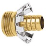 Gilmour 858014-1001 Male Hose Mender Clincher Type, Brass