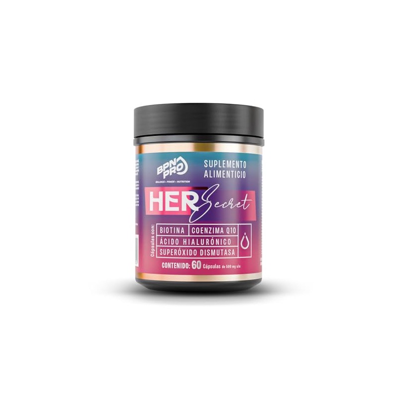 Bpn Pro Vitaminas Mujer Her Secret Colágeno Biotina Complejo Cabello