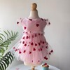 Yaopelky Cute Dog Dresses Princess Heart Flower Pet Clothing for