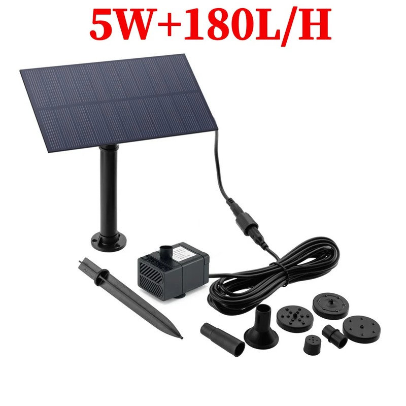 DC 12V Solar Water Pump Kit for Garden Fountains –