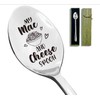 Remifala Cheese Spoons Funny Stainless Steel Spoon Coffee Tea Dessert