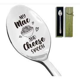 Remifala Cheese Spoons Funny Stainless Steel Spoon Coffee Tea Dessert Spoon Gifts for Cheese Lovers,Friends, Kids, Birthday Christmas Thanksgiving Graduation Gift