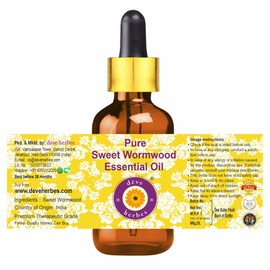 Deve Herbes Pure Artemisia annua Essential Oil with Glass Dropper, Steam Distilled 15 ml (0.50 oz)