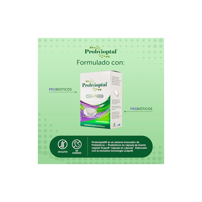 Bomuca - Bomuca, Probvioptal, Prebiòticos/Probiòticos, 60 càpsulas.