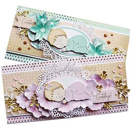 1 Pcs Sleeping Baby Cutting Dies,DIY Scrapbooking Artist Metal Cutting Dies Stencils New 2019 Craft Die Cut Embossing Card Making Stencil Frame