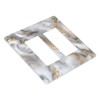 Lolreai Outlet Covers Gray Golden Abstract Marble Luxury 2 Gang