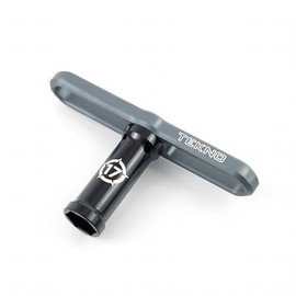 Tekno RC 17mm Wheel Wrench & Shock Cap Tool (Long Shank), TKR1116B