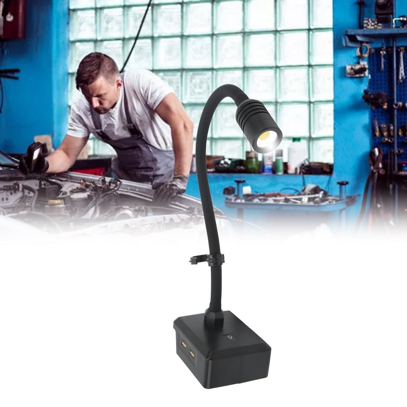 LED Gooseneck Lamp 3 Modes Car Maintenance Lamp 360 Degree
