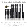 Diamond Drill Bits Set Hex Shank Diamond Hole Saw Kit