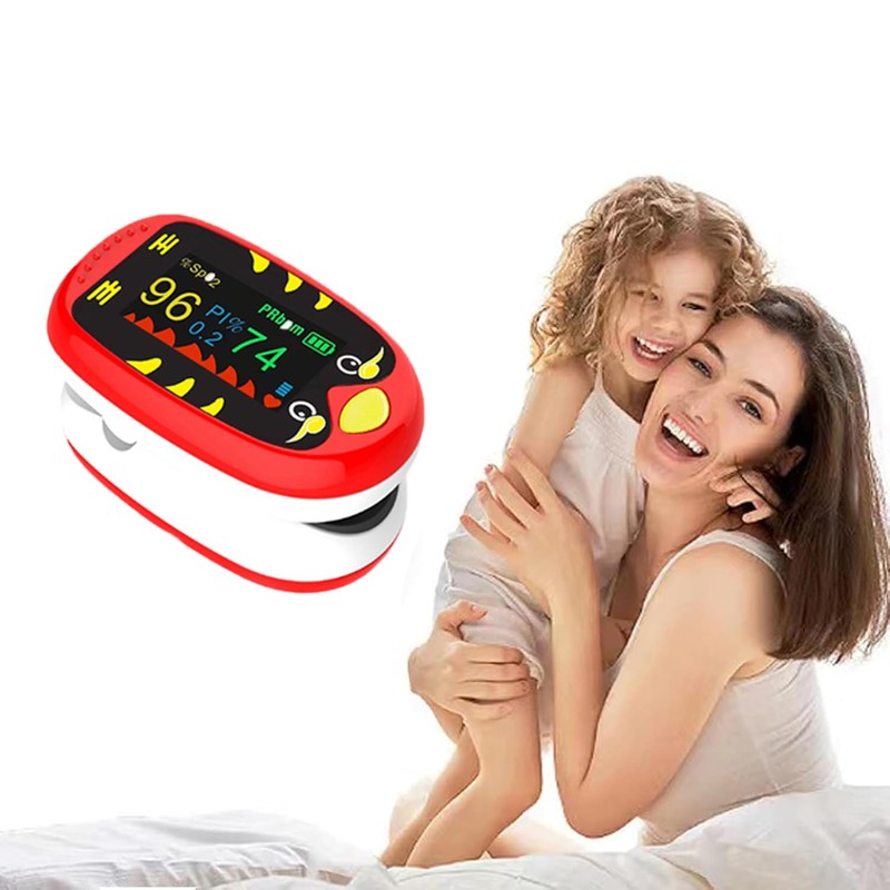 Compact Fingertip Pulse Oximeter, Accurate SpO2 Oxygen Monitor, Cute Mini