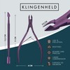 KLINGENHELD® Precise Cuticle Nippers with 1 Cuticle Pusher - Very