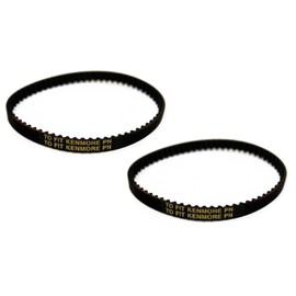 (2) Belts for Nutone Central Vacuum Powermate 46-3300-03 Nozzle Belt Geared - Belts, V-Belts, Spare Parts for Lawn Mowers, Vacuum Cleaners and More