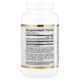 California Gold Nutrition, Vitamin D3 and K2, Veggie Capsules 240 Tablets / California Gold Nutrition (캘리포니아골드뉴트리션), 비타민D3 및 K2, 베지 캡슐 240정